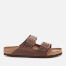 Birkenstock Men's Arizona Oiled Leather Double Strap Sandals - Habana