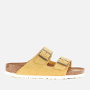 Birkenstock Women's Arizona Sfb Suede Double Strap Sandals - Ochre