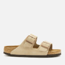 Birkenstock Women's Arizona Sfb Suede Double Strap Sandals - Taupe