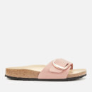 Birkenstock Women's Madrid Big Buckle Nubuck Single Strap Sandals - Old Rose