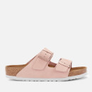 Birkenstock Women's Arizona Suede Double Strap Sandals - Light Rose