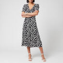MICHAEL MICHAEL KORS Women's Petal Pf Midi Dress - Black