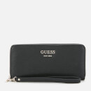 Guess Women's Vikky Large Zip Around Purse - Black