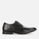 Clarks Men's Bensley Run Leather Derby Shoes - Black