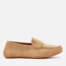 Clarks Men's Reazor Penny Suede Driving Shoes - Dark Sand