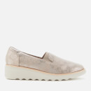 Clarks Women's Sharon Dolly Wedged Loafers - Pewter