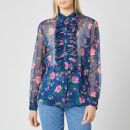 Philosophy di Lorenzo Serafini Women's Fantasy Print Blouse - Blue