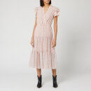 Philosophy di Lorenzo Serafini Women's Polka Dot Lace Midi Dress - Pink