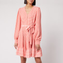 Stine Goya Women's Farrow Plaid Belted Dress - Red