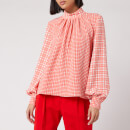 Stine Goya Women's Eddy Plaid Blouse - Red