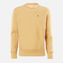 Champion Men's Logo Crew Neck Sweatshirt - Stone