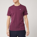 Champion Men's Logo Crew Neck T-Shirt - Burgundy