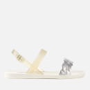 Melissa Women's Lip Links Sandals - Trans Silver
