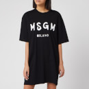 MSGM Women's T-Shirt Dress - Black