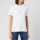 MSGM Women's Centre Logo T-Shirt - Optical White