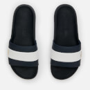Lacoste Men's Croco Slide 120 Slide Sandals - Navy/White