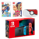 Nintendo Switch (Neon Blue/Neon Red) Pokémon Sword and Pokémon Shield Double Pack