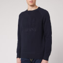 C.P. Company Men's Chest Logo Knitted Jumper - Total Eclipse