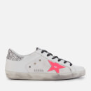 Golden Goose Deluxe Brand Women's Superstar Trainers - White/Pink Star
