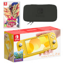 Nintendo Switch Lite (Yellow) Pokémon Shield Pack