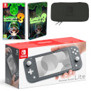 Nintendo Switch Lite (Grey) Luigi's Mansion 3 Pack