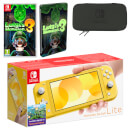 Nintendo Switch Lite (Yellow) Luigi's Mansion 3 Pack