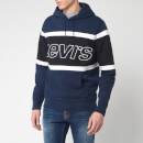 Levi's Men's Pieced Racer Hoody - Color Block Blue/White