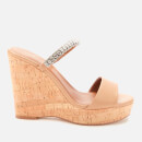 Kurt Geiger London Women's Alexia Leather Wedged Sandals - Camel