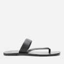 Kurt Geiger London Women's Myra Leather Flat Sandals - Black
