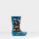 Hunter Kids' Original Sea Monster Wellies - Blue Bottle