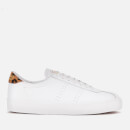 Superga Women's 2843 Comflealeopardu Leather Trainers - White/Animal
