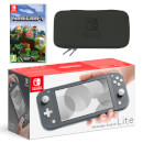 Nintendo Switch Lite (Grey) Minecraft Pack