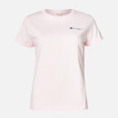 Champion Women's Small Script Crewneck T-Shirt - Pink