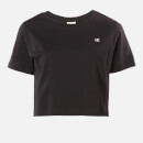 Champion Women's Crewneck Crop Top - Black
