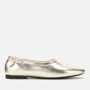Vagabond Women's Maddie Leather Ballet Flats - Gold