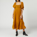 Free People Women's Lets Be Friends Maxi Dress - Copper