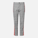 adidas X 424 Men's Wool Checked Trousers - Black/White/Red