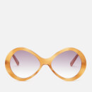 Chloé Women's Oversized Acetate Sunglasses - Light Havana/Gradient Purple