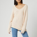 Free People Women's Bright Lights V Neck Jumper - Ivory