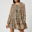 Free People Women's Free Swinging Mini Dress - Black Combo