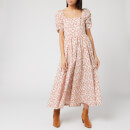Free People Women's She's A Dream Midi Dress - Red Combo