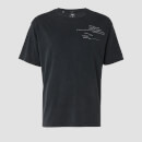 MP Men’s Rest Day Staggered Slogan T-Shirt - Black - XS
