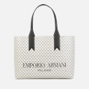 Emporio Armani Women's Frida Shopping Bag - White/Black
