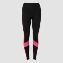 Legging Power Color Block - Noir / Rouge - XS