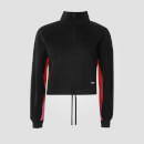 MP Women's Power Zipped Funnel Neck Sweatshirt - Black