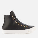Converse Women's Chuck Taylor All Star Speckled Hi-Top Trainers - Black/Gold/White
