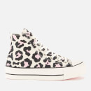 Converse Women's Chuck Taylor All Star Lift Hi-Top Trainers - Vintage White/Multi/Black