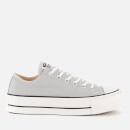 Converse Women's Chuck Taylor All Star Lift Seasonal Ox Trainers - Wolf Grey/White/Black