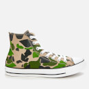 Converse Men's Chuck Taylor All Star Camo Hi-Top Trainers - Black/Candied Ginger/White