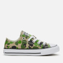 Converse Kids' Chuck Taylor All Star Camo Ox Trainers - Black/Khaki/White